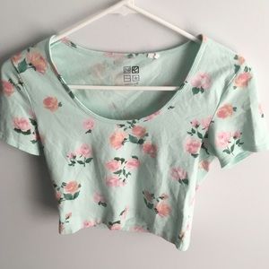 Floral Cropped Top