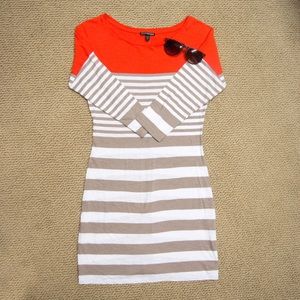 Perfect fitted Fall dress from EXPRESS