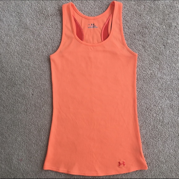 NEW!! Under Armour tank - Size Sm, bright orange