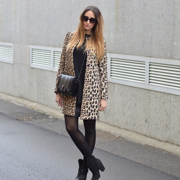 H&M Cheetah Print Coat
