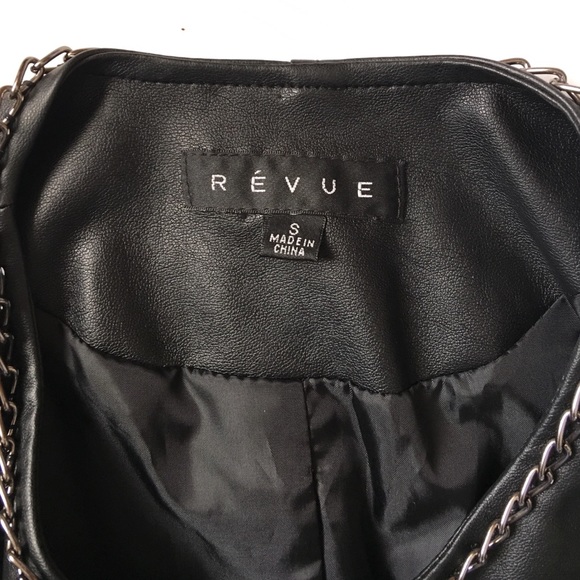 Révue faux leather blazer - Picture 2 of 3