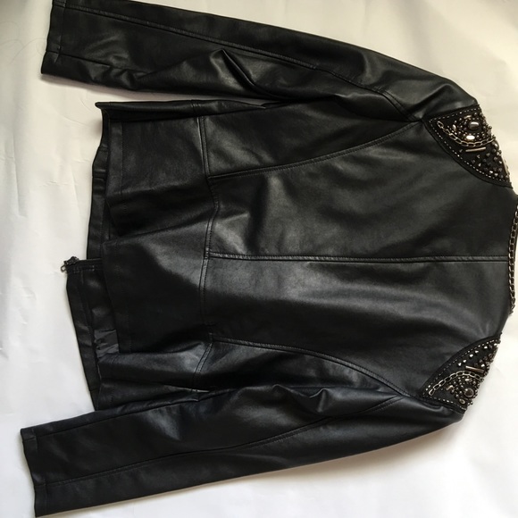 Révue faux leather blazer - Picture 3 of 3