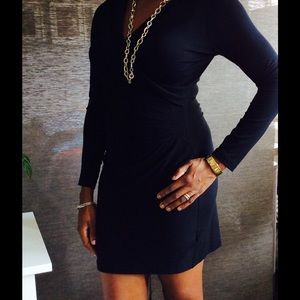 Faux wrap dress from Banana Republic