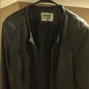 Real leather jacket