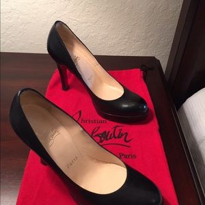Christian Louboutin blacks heels