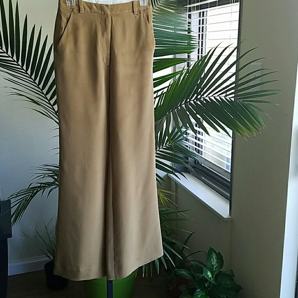 3.1 Phillip Lim Gold Silk Pants Size 0 - Picture 2 of 3