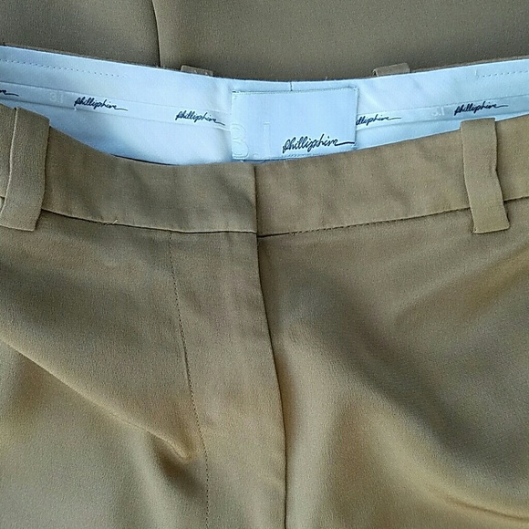 3.1 Phillip Lim Gold Silk Pants Size 0 - Picture 3 of 3