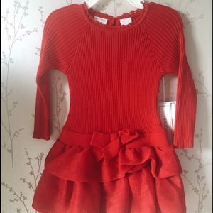 NWT!! Koala baby red holiday dress