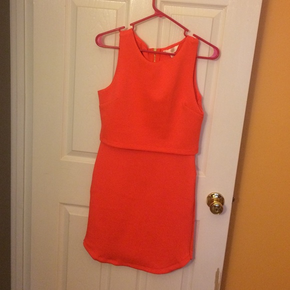 Bright pink dress from Sears