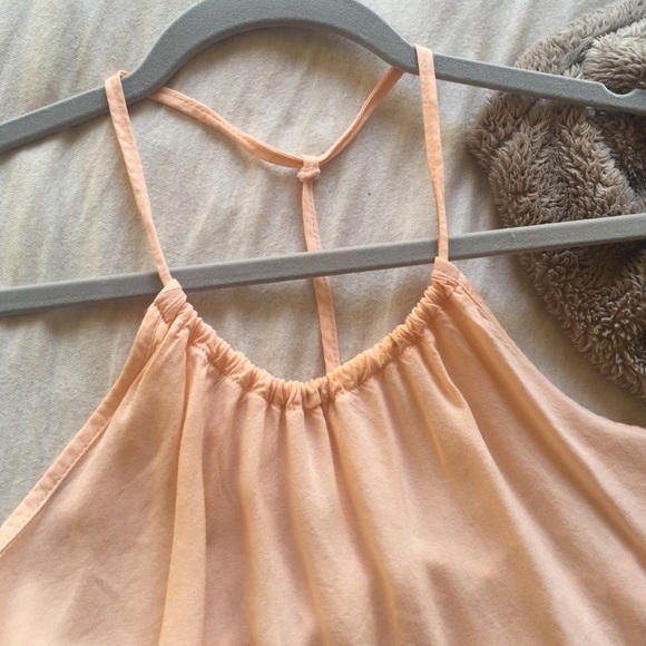 Orange Halter Top W/ Lace Bottom - Picture 2 of 4