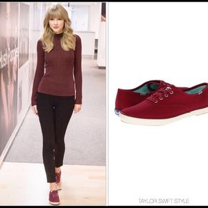 Keds Champion in beet red