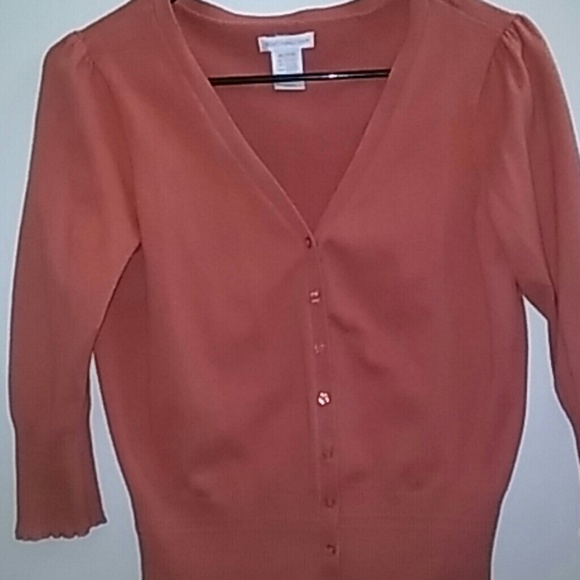 Orange cardigan