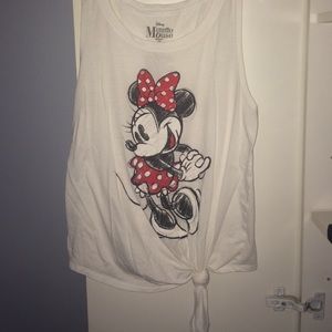 Minnie Mouse knotted tank