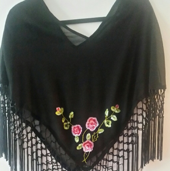 Stunning Black Shawl