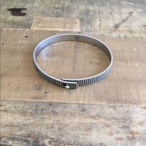 Madewell Glider Bangle Burnished Metal