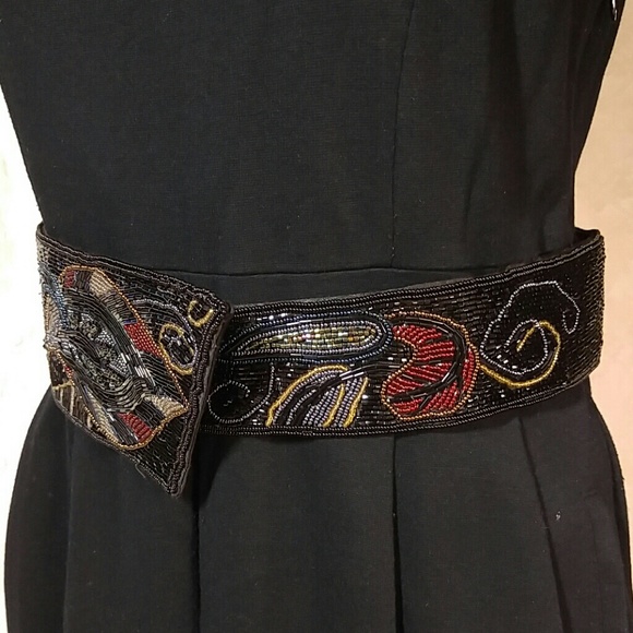 Vintage Christian Dior Beaded Belt - Picture 2 of 4