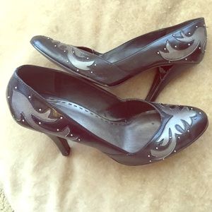 Gianni Bini studded black & silver!!