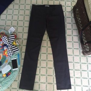 Gap black really skinny pants.