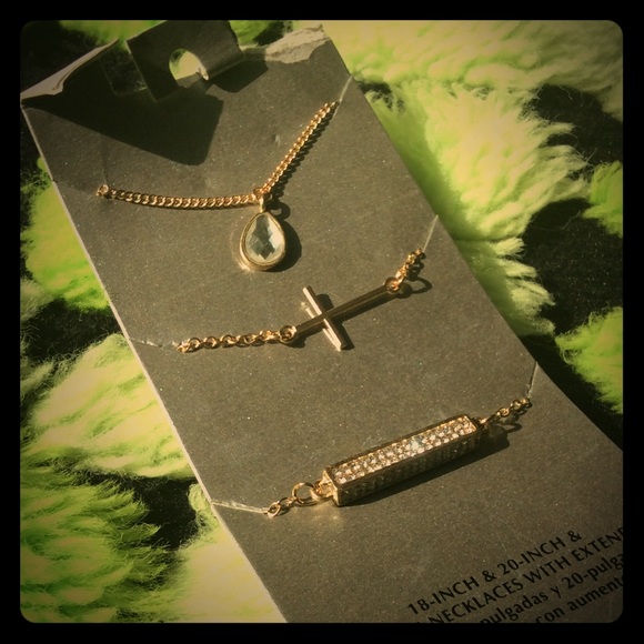 Set of Three Necklaces