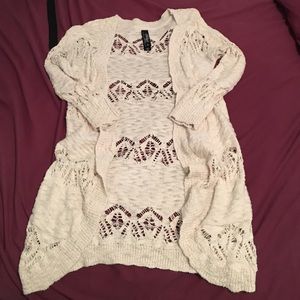 Off white thin cardigan
