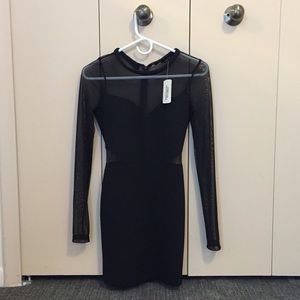 Forever21 mesh tight fitted dress