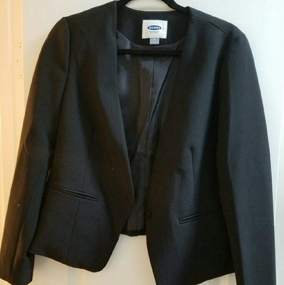 Old navy collarless blazer