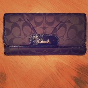 Black Coach Wallet
