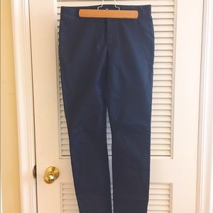Gap skinny mini skimmer khakis in Navy