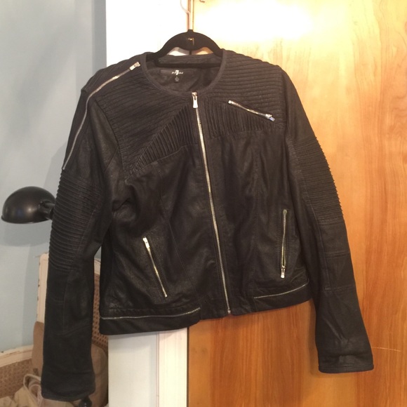 Brand new leather jacket from 7s