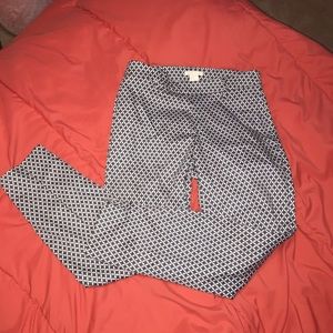 🎁BOGO!🎁 Blue and White Ankle Length Slacks