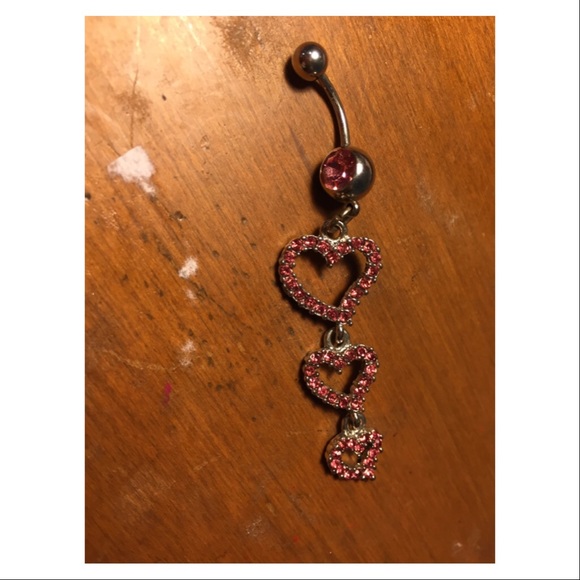 💕Heart belly ring - Picture 1 of 2
