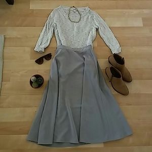 American Apparel midi length circle skirt