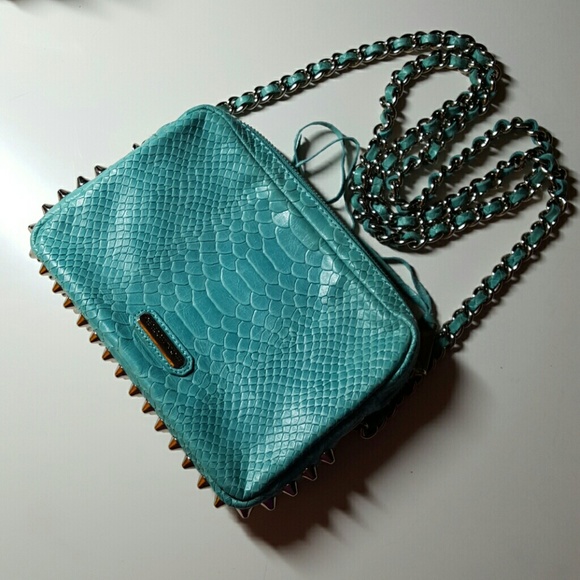 Rebecca Minkoff Handbags - Sale! Aqua Rebecca Minkoff Studded bag