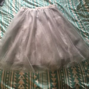 Grey tutu skirt