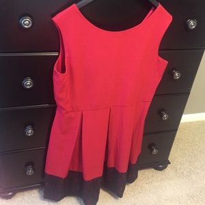 Red semi formal dress