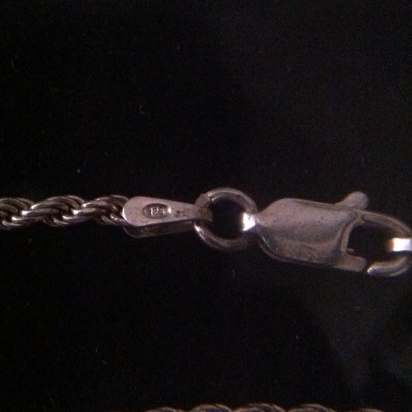 Sterling Silver Twisted Rope Necklace
23.5" Long - Picture 4 of 4