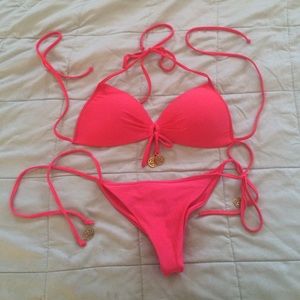 Hottt Pink Brazilian Bikini