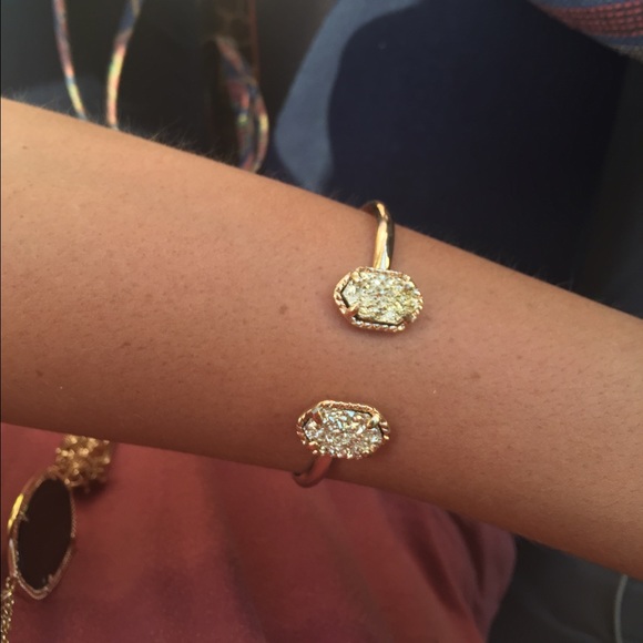Druzy bangle bracelet
