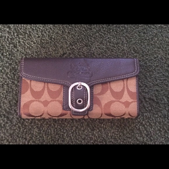Brown Coach wallet