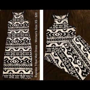 Express Tribal Midi Dress