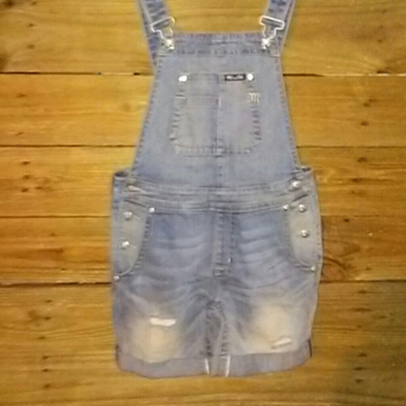 Overall/jean shorts
