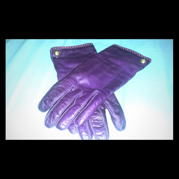 Coach Leather Gloves