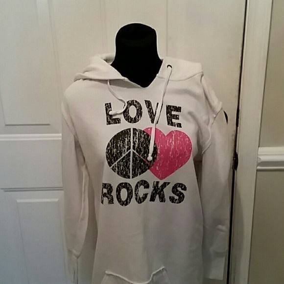 Love Rocks sweatshirt Large