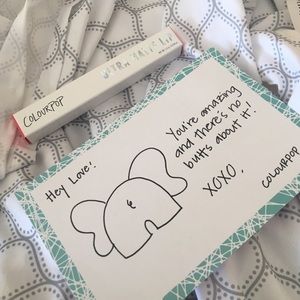 Colourpop ultra matte lip in color bumble