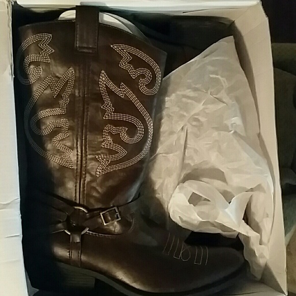 Sz 10 Fashion Cowgirl Boots
