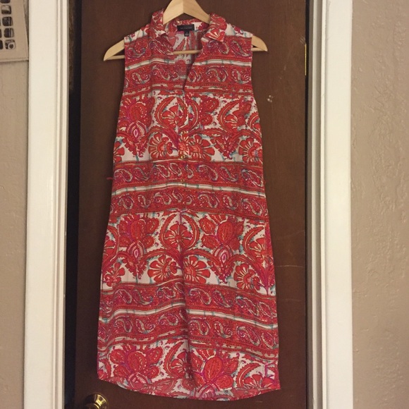 Sleeveless Ashton shirt dress