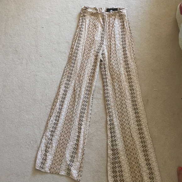 NASTY GAL wide leg, high wasted, flowy pants - Picture 1 of 2