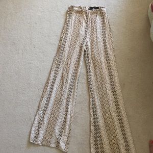 NASTY GAL wide leg, high wasted, flowy pants