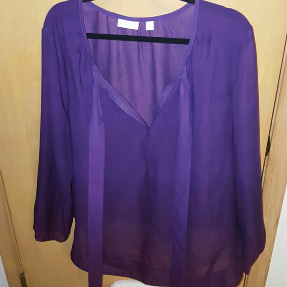 Purple ombre blouse