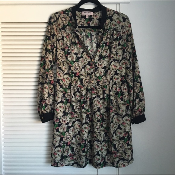 Juicy couture silk dress size 4